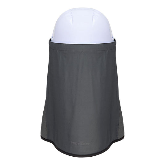 Portwest Verkoelende accessoires Bescherming Tegen Alle Weersomstandigheden Helm CV26 nekschaduw koeling leisteengrijs(SG)