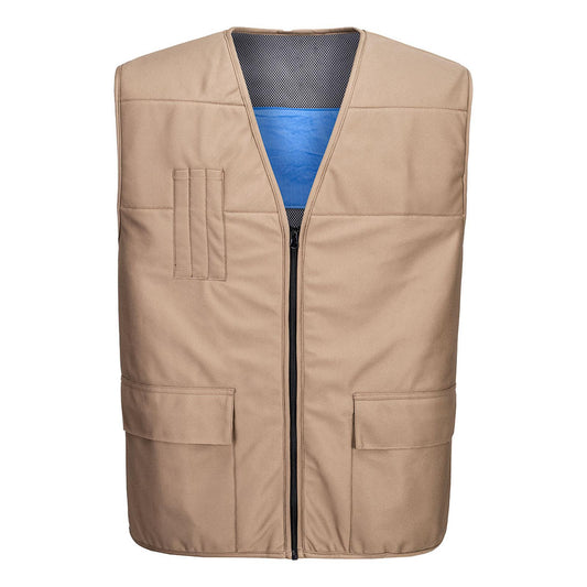 Portwest Cool-vesten Bescherming Tegen Alle Weersomstandigheden Koelvest CV28 khaki(KH)