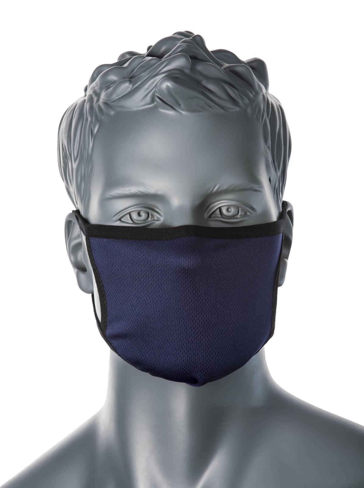 Portwest 3-Laags Anti Microbieel Stoffen Gezichtsmasker (pak 25 stuks) CV33 marineblauw(NA)
