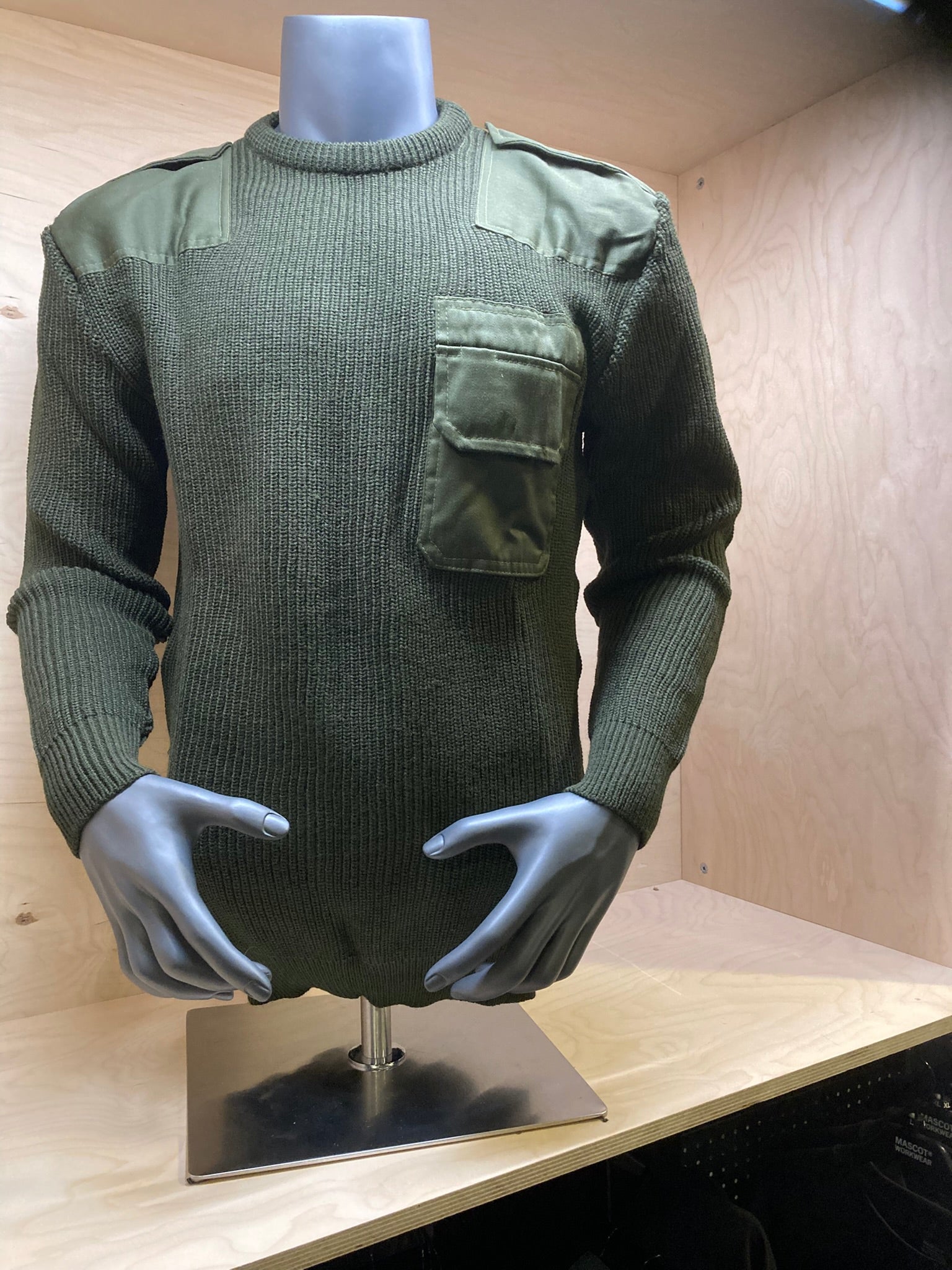 Commando truien Commander groen