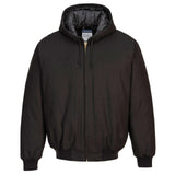 Portwest Algemene Werkkleding Werkkleding Jack DC801 capuchon eendeveren gevoerd zwart(BK)