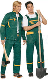 PKA Broeken Threeline De Luxe groen/geel
