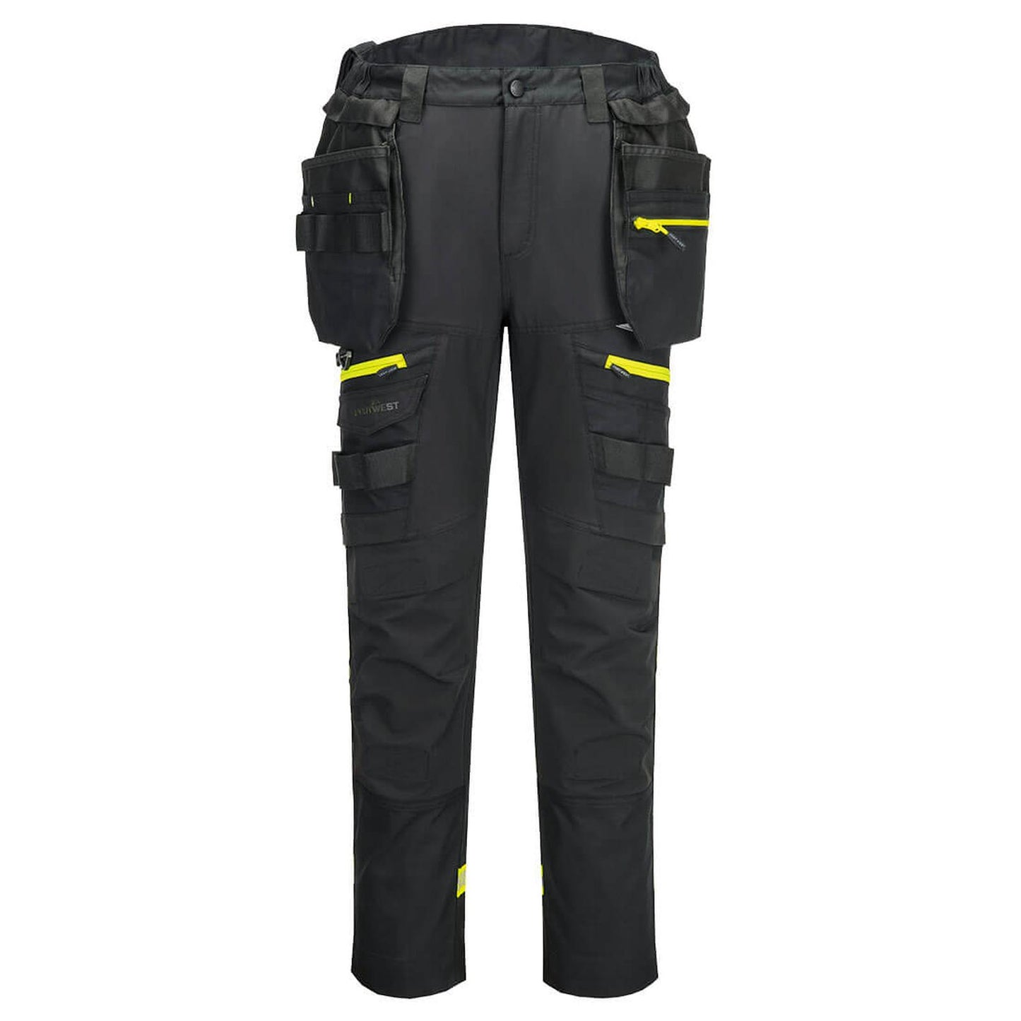 Portwest DX4 Werkkleding Broek DX403 Lichtgewicht Afneembare Holsterzakken zwart(BK)