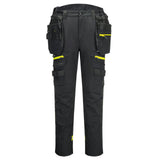 Portwest DX4 Werkkleding Broek DX403 Lichtgewicht Afneembare Holsterzakken zwart(BK)