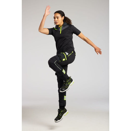 Portwest Poloshirt DX409 dames zwart(BK)