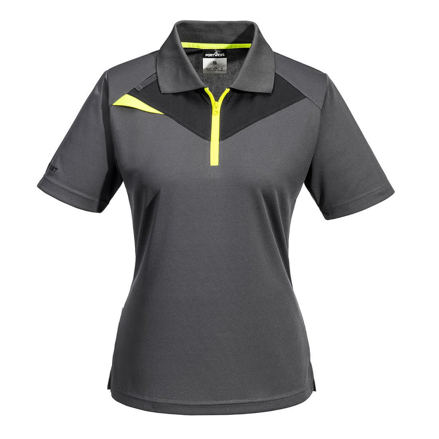 Portwest Poloshirt DX409 dames metaalgrijs(MG)