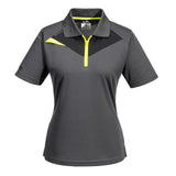 Portwest Poloshirt DX409 dames metaalgrijs(MG)