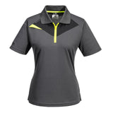 Portwest Poloshirt DX409 dames metaalgrijs(MG)