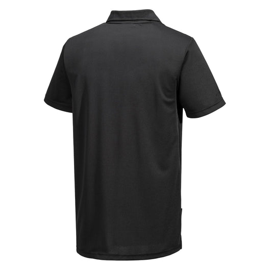 Portwest DX4 Corporate Casuals Poloshirt DX410 PW2 Hi Vis K/M Volledig zwart(AB)