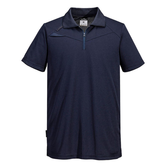 Portwest DX4 Corporate Casuals Poloshirt DX410 PW2 Hi Vis K/M Volledig marineblauw(AN)