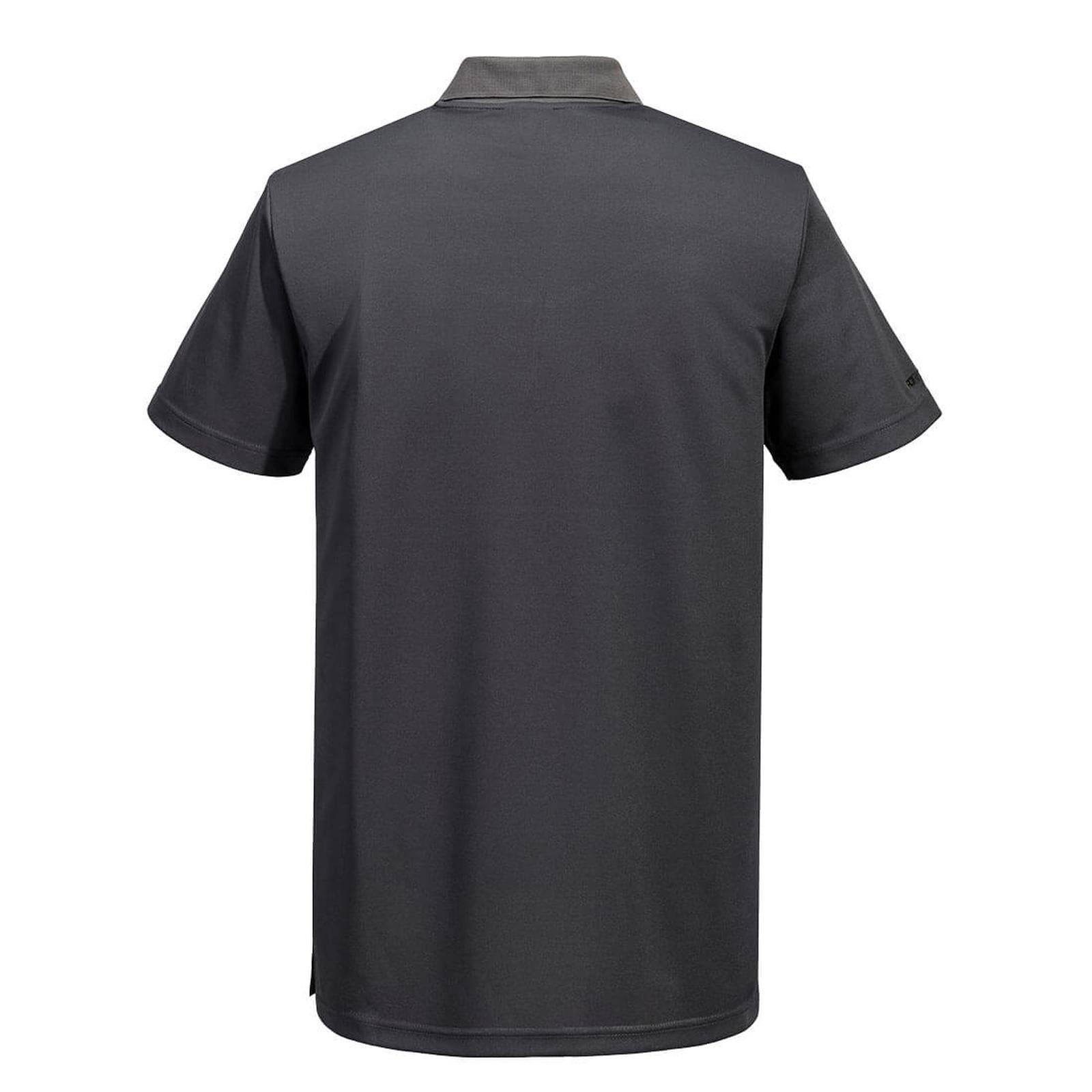 Portwest DX4 Corporate Casuals Poloshirt DX410 PW2 Hi Vis K/M metaalgrijs(MG)