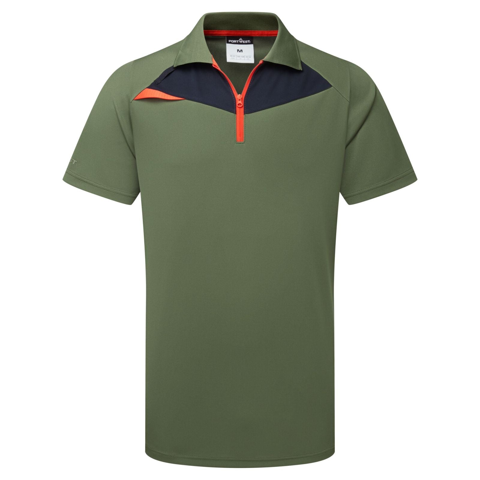 Portwest DX4 PW2 Hi Vis Polo DX410 K/M HiVis mosgroen(MO)