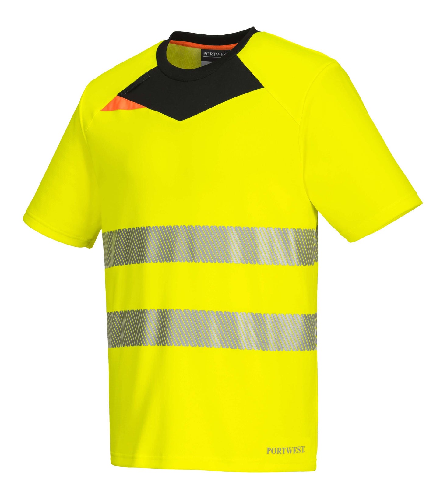 Portwest T-shirts DX413 geel-zwart(YB)