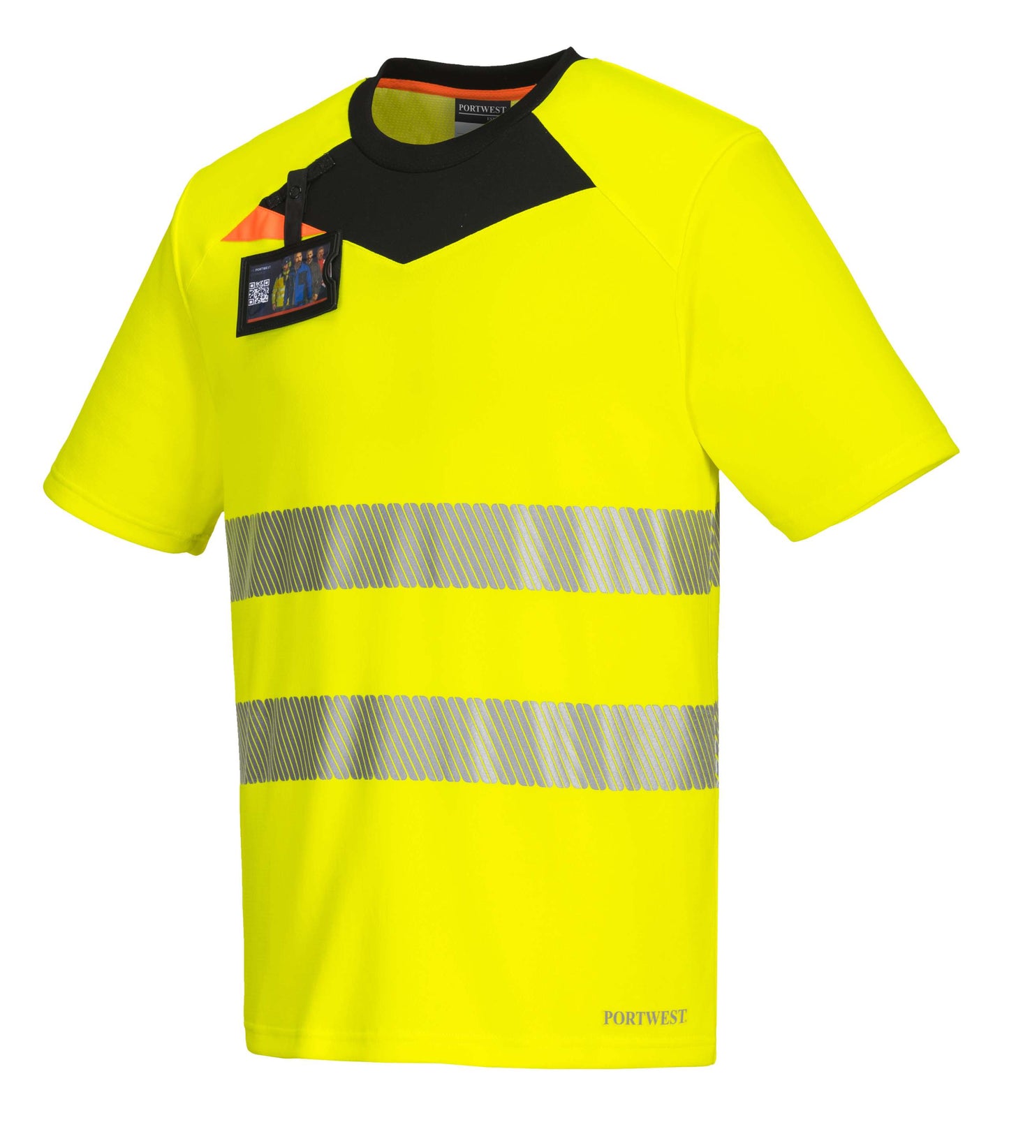 Portwest T-shirts DX413 geel-zwart(YB)
