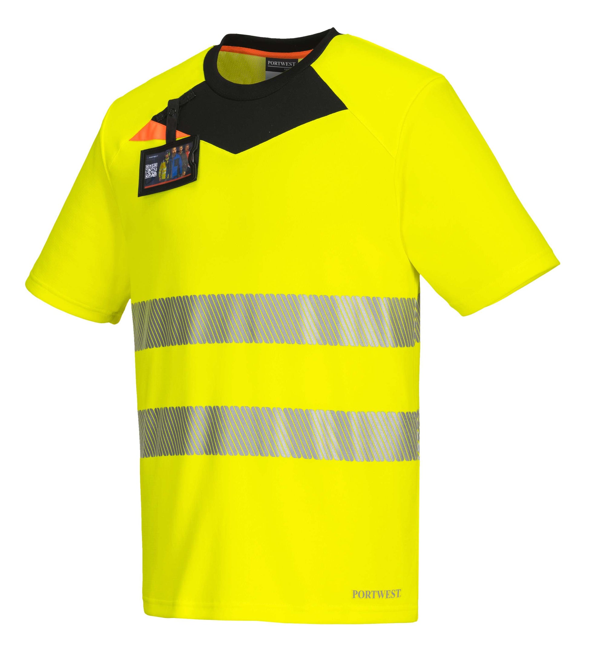 Portwest T-shirts DX413 geel-zwart(YB)