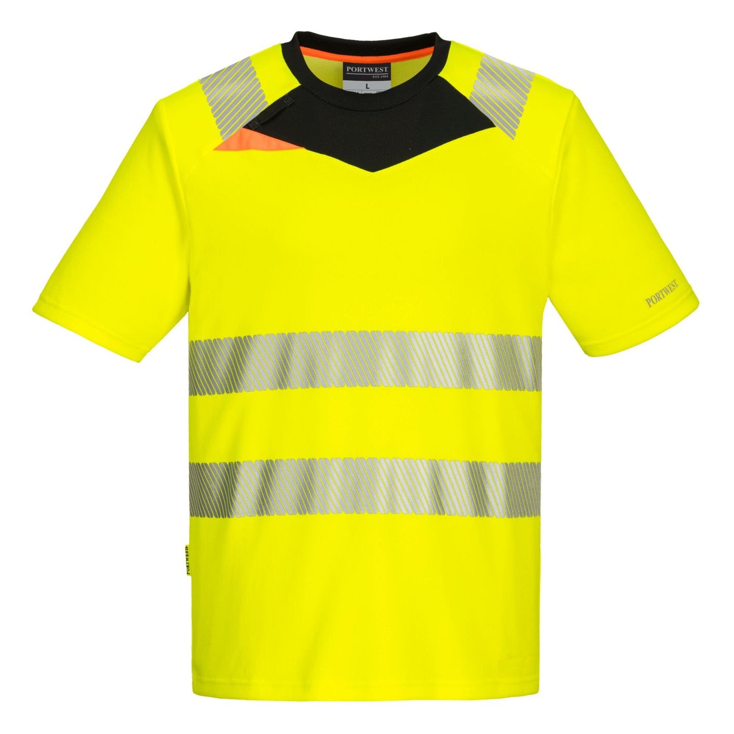 Portwest T-shirts DX413 geel-zwart(YB)