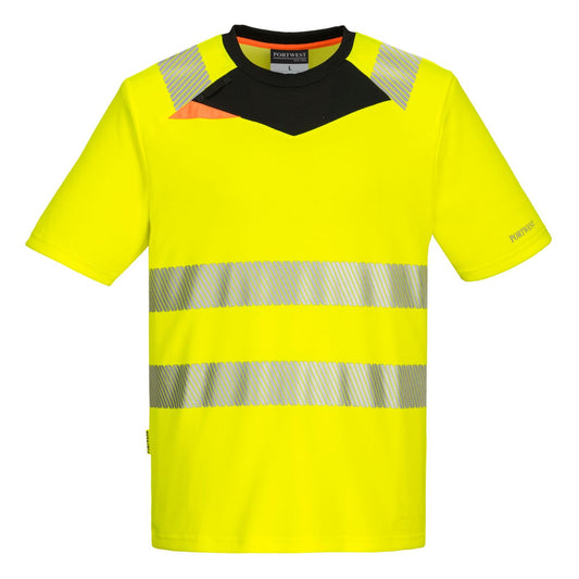 Portwest T-shirts DX413 geel-zwart(YB)