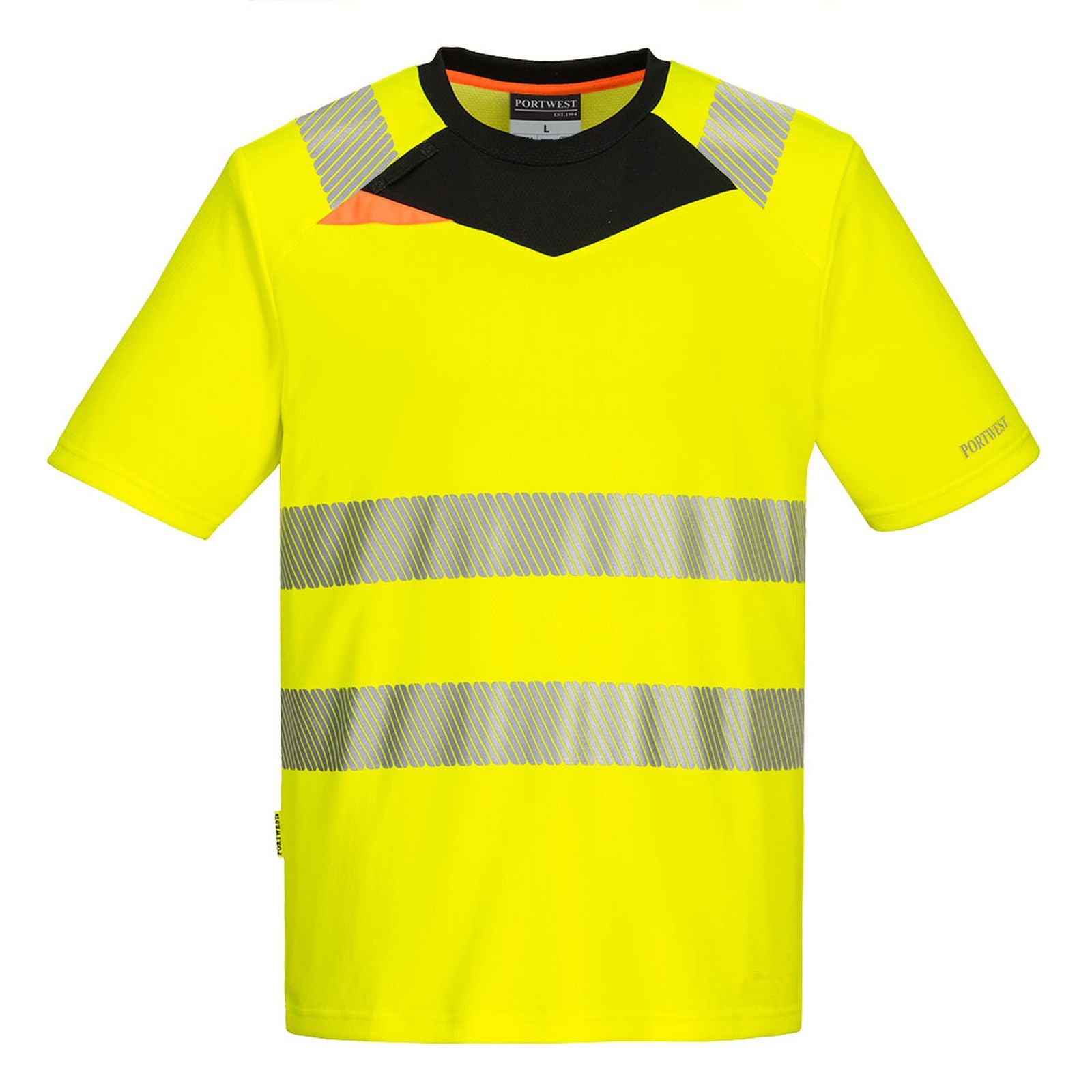 Portwest T-shirts DX413 geel-zwart(YB)