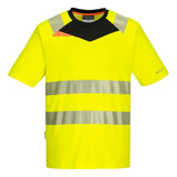 Portwest T-shirts DX413 geel-zwart(YB)