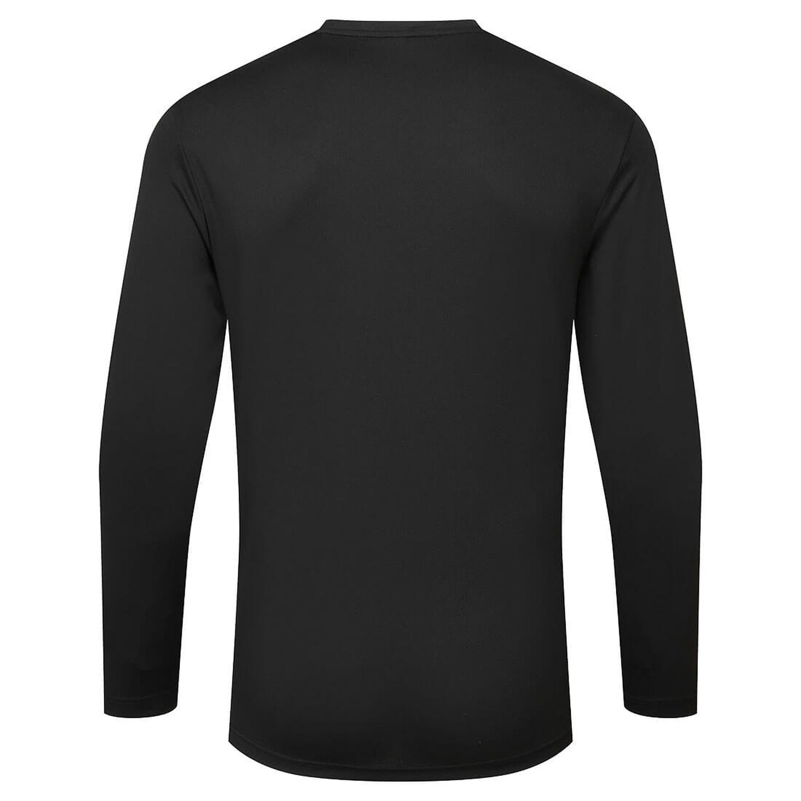 Portwest DX4 Corporate Casuals T-shirt DX415 L/S lange mouwen zwart(BK)