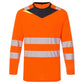 Portwest DX4 Hi-Vis T-shirt DX416  L/M slim fit longsleeve Hivistex Pro oranje-zwart(OB)