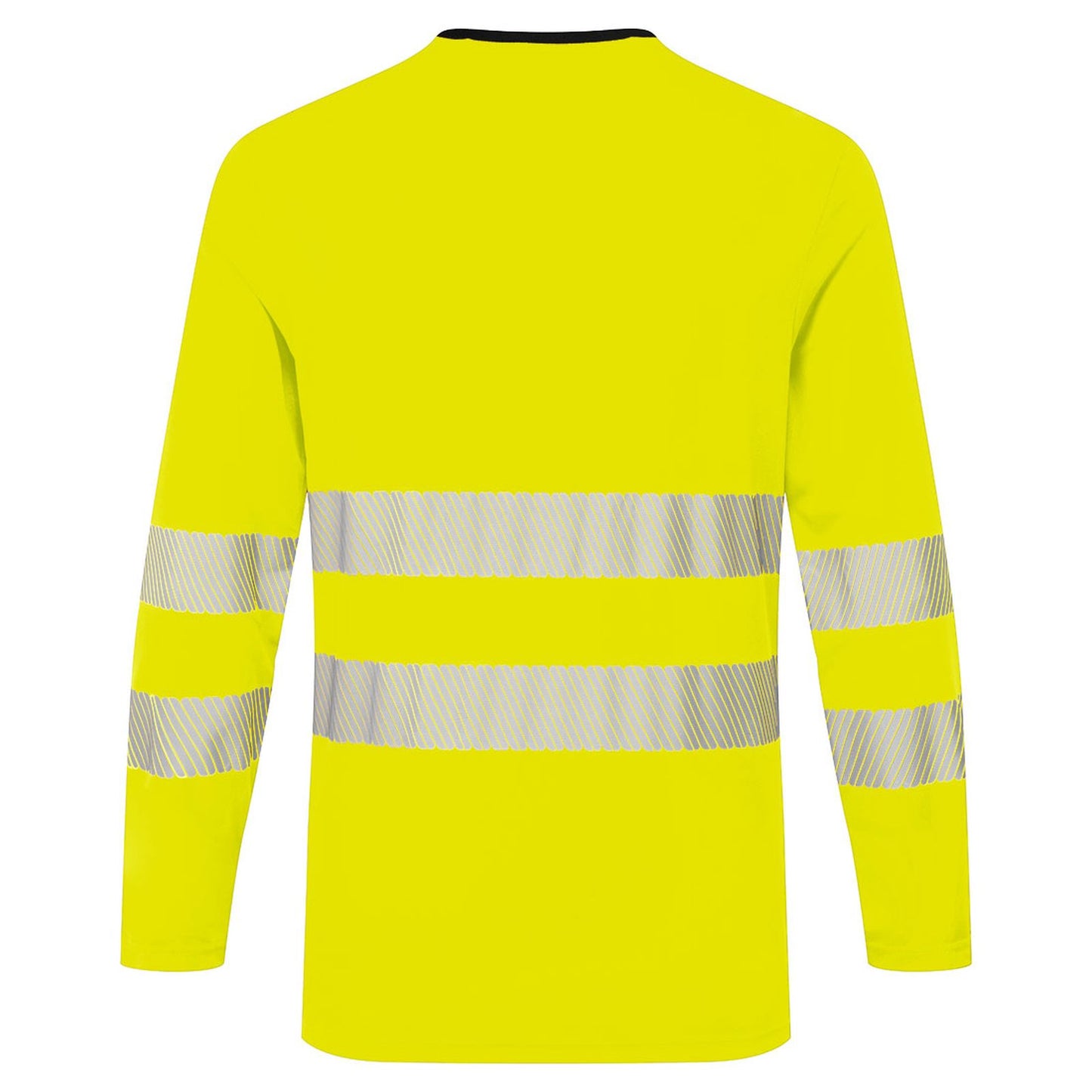 Portwest DX4 Hi-Vis T-shirt DX416  L/M slim fit longsleeve Hivistex Pro geel-zwart(YB)