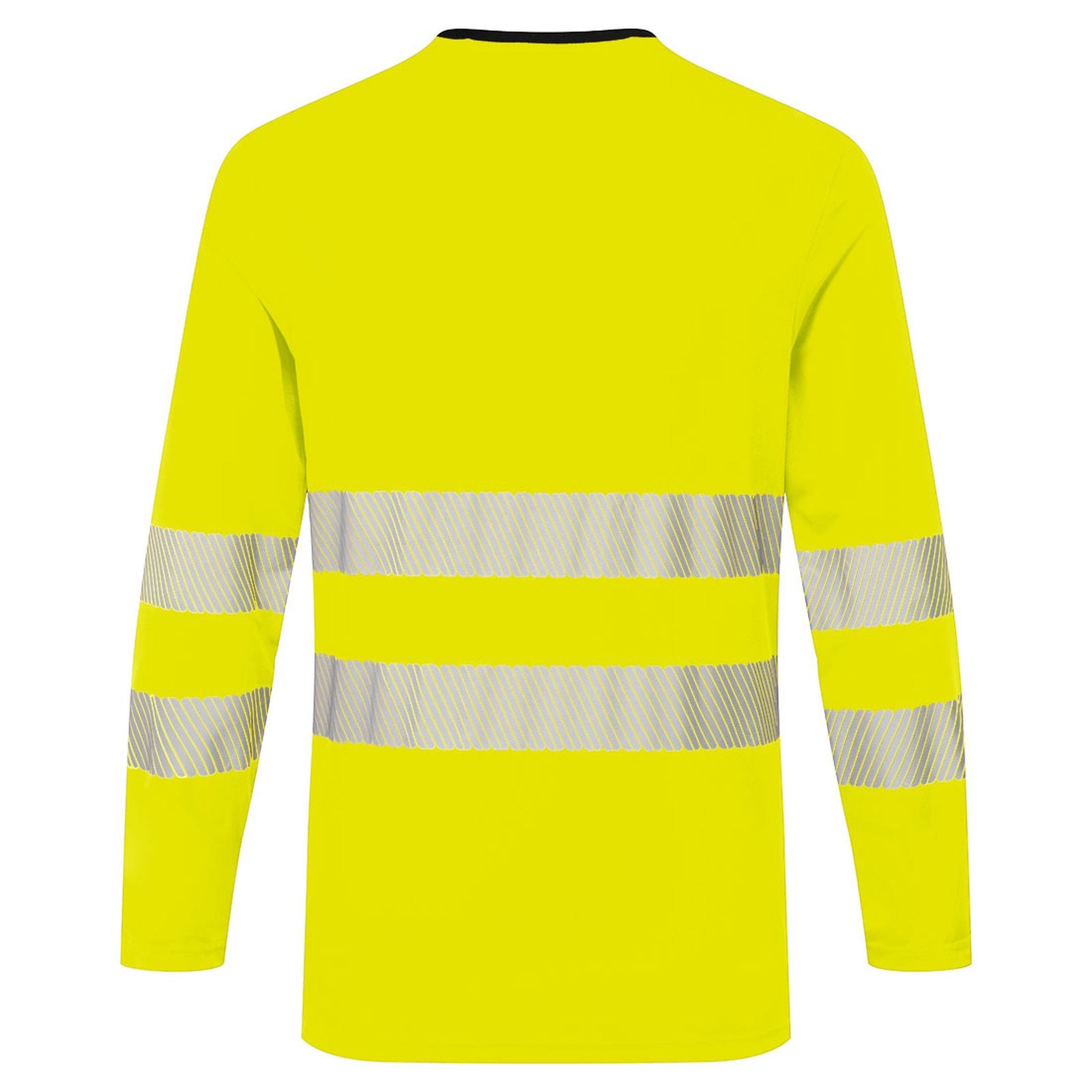 Portwest DX4 Hi-Vis T-shirt DX416  L/M slim fit longsleeve Hivistex Pro geel-zwart(YB)