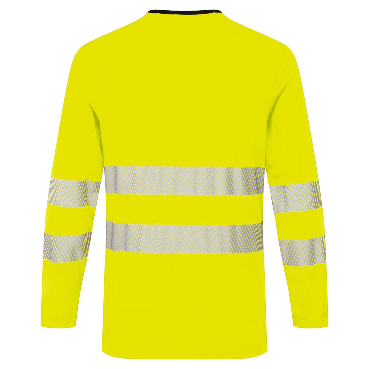 Portwest DX4 Hi-Vis T-shirt DX416  L/M slim fit longsleeve Hivistex Pro geel-zwart(YB)
