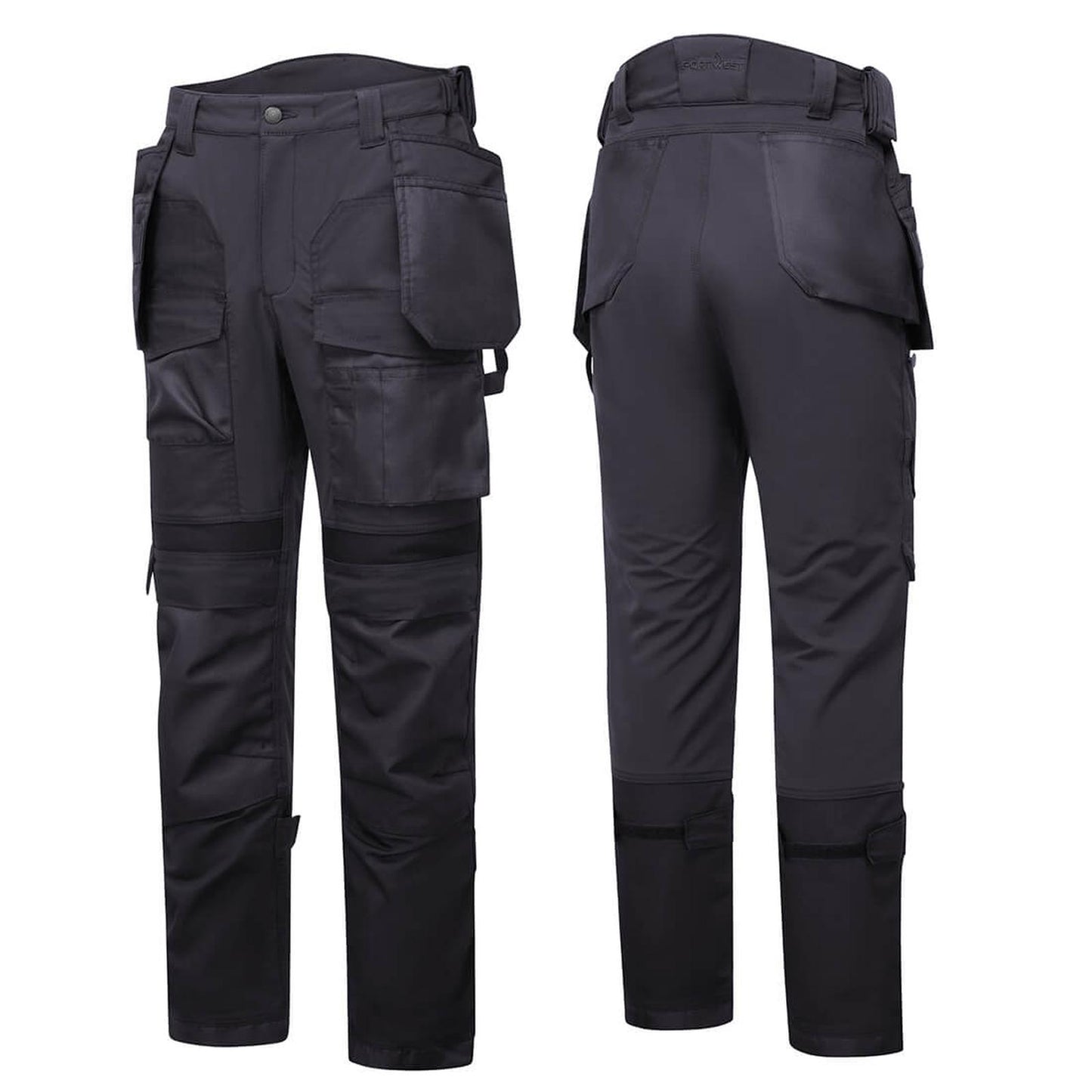 Portwest DX4 Broek DX423 Vloerlegger zwart(BK)