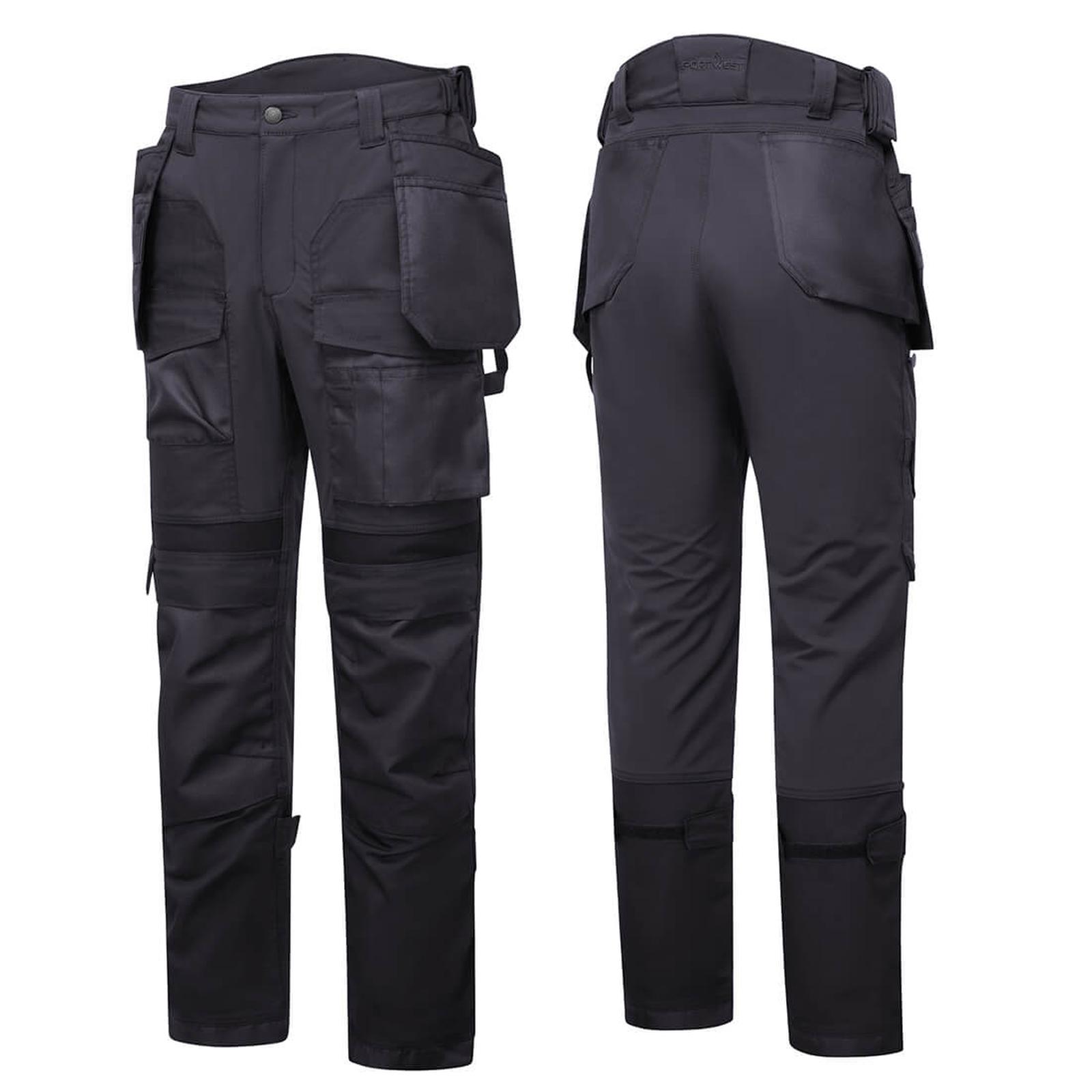 Portwest DX4 Broek DX423 Vloerlegger zwart(BK)