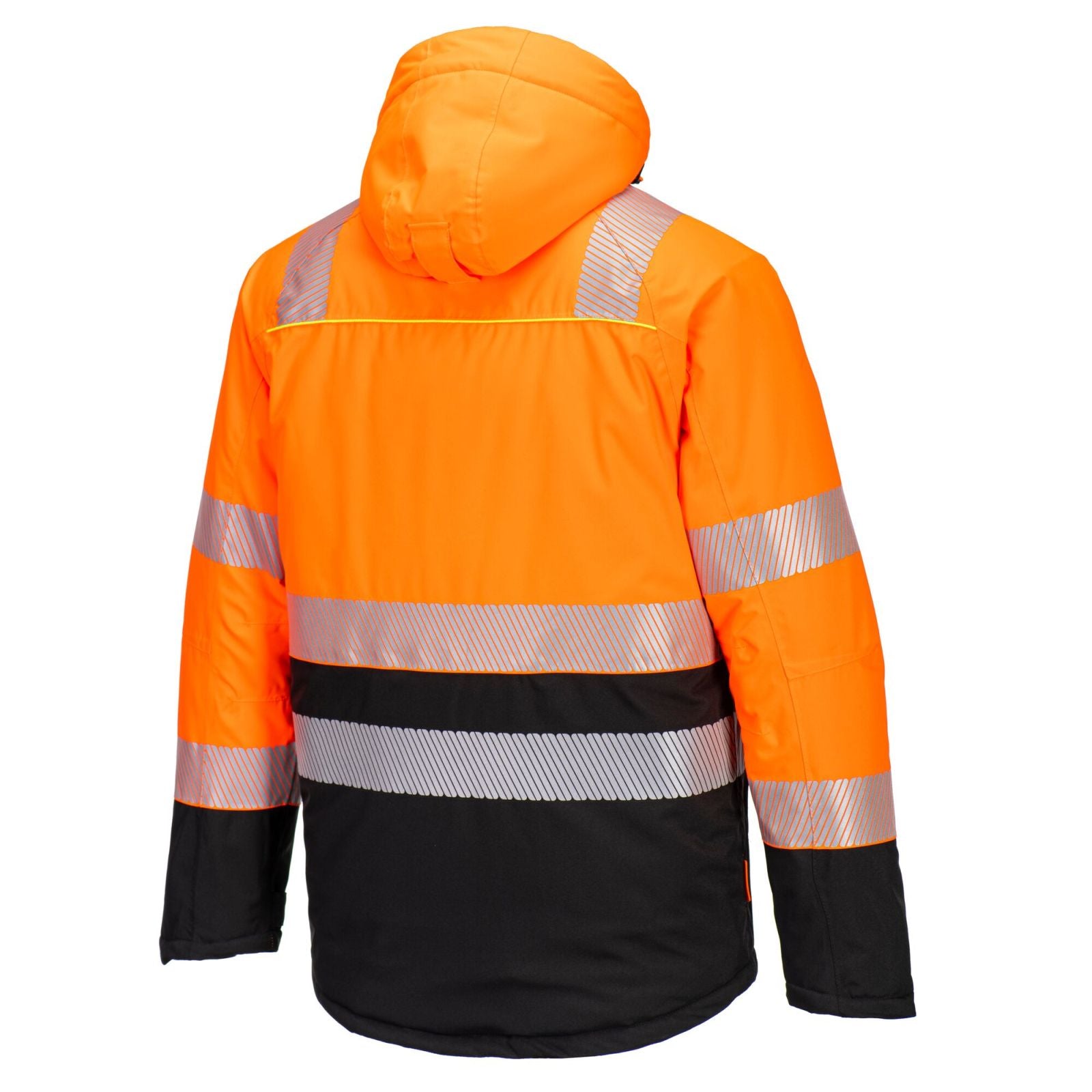 Portwest DX4 Hi-Vis Winterjack DX430 HiVis  Klasse 2 waterdicht stretch oranje-zwart(OB)