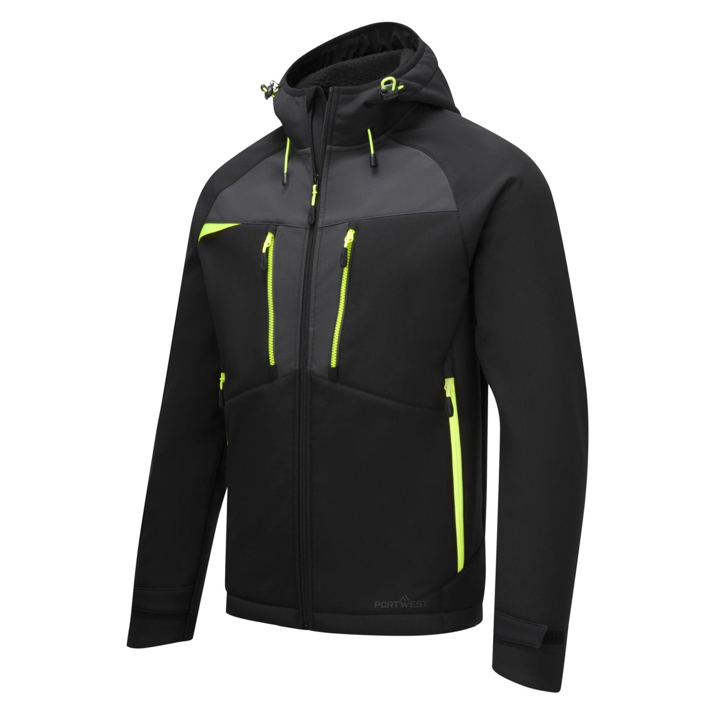 Portwest DX4 Alle Weersomstandigheden Jas DX431 Winter softshell (3L) zwart(BK)