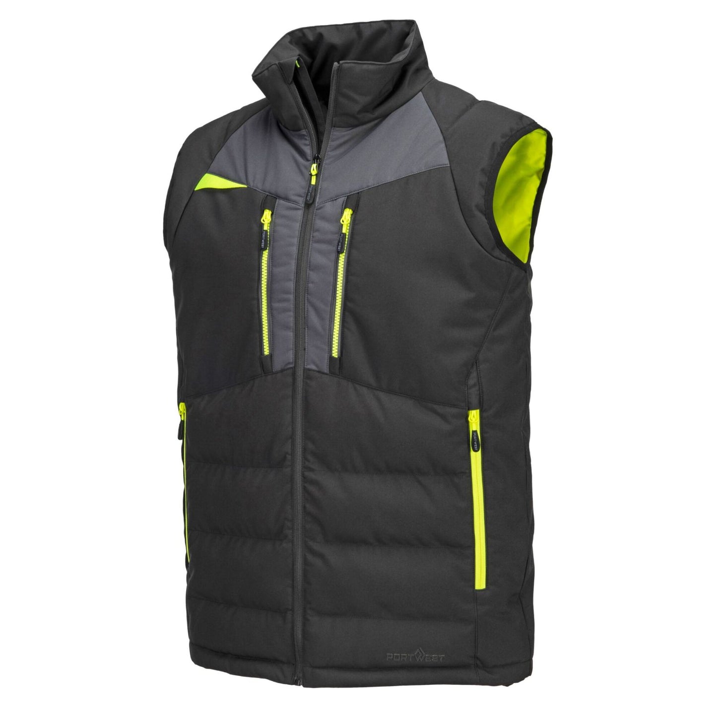 Portwest DX4 Bescherming Tegen Alle Weersomstandigheden Bodywarmer DX432 gevoerd zwart(BK)