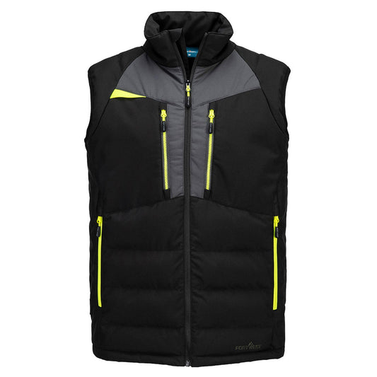 Portwest DX4 Bescherming Tegen Alle Weersomstandigheden Bodywarmer DX432 gevoerd zwart(BK)