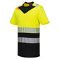 Portwest DX4 Hoge zichtbaarheid T-shirt DX434 Hi-Vis korte mouw klasse 1 geel-zwart(YB)