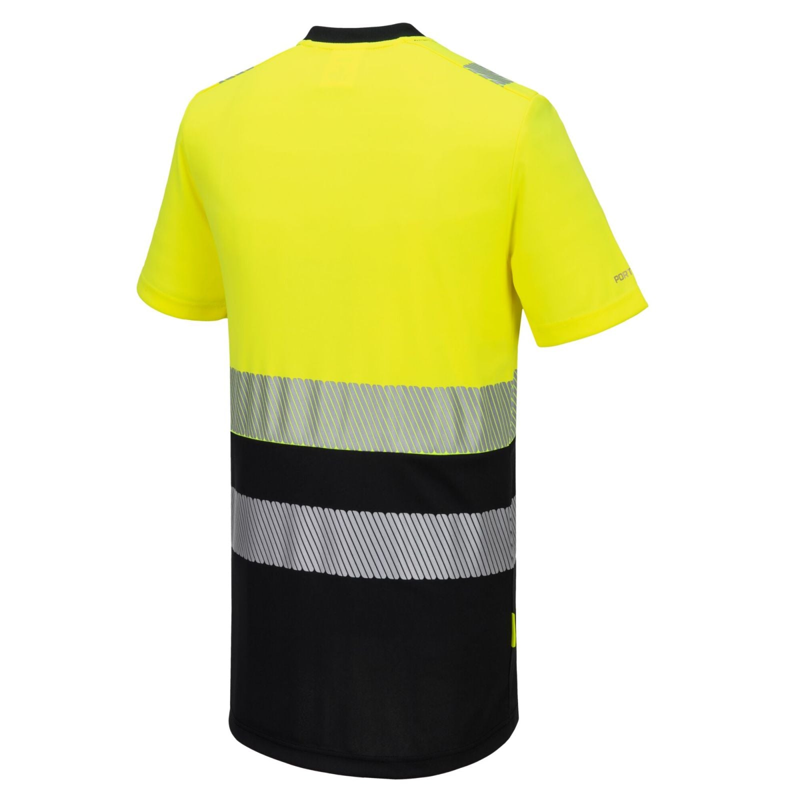 Portwest DX4 Hoge zichtbaarheid T-shirt DX434 Hi-Vis korte mouw klasse 1 geel-zwart(YB)