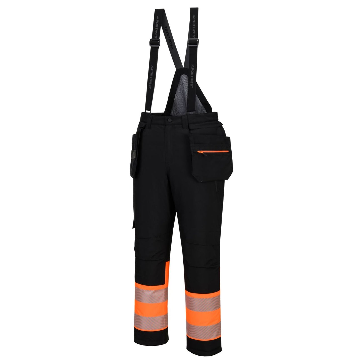 Portwest DX4 Hoge zichtbaarheid Amerikaanse Overall DX437 Hi-Vis Klasse 1 Winter oranje-zwart(OB)