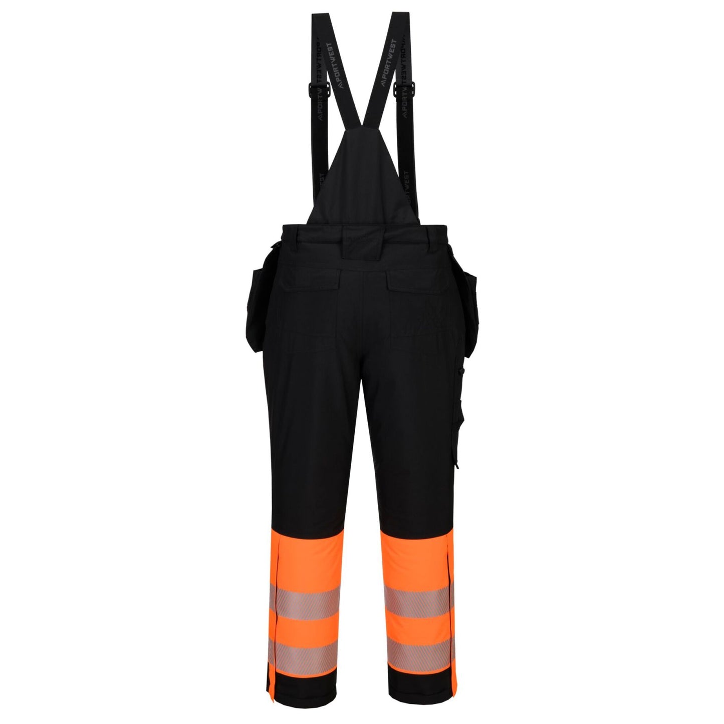 Portwest DX4 Hoge zichtbaarheid Amerikaanse Overall DX437 Hi-Vis Klasse 1 Winter oranje-zwart(OB)