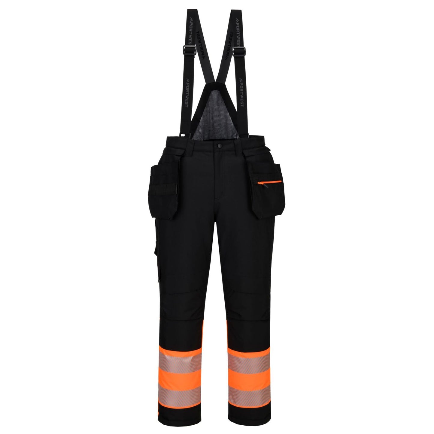 Portwest DX4 Hoge zichtbaarheid Amerikaanse Overall DX437 Hi-Vis Klasse 1 Winter oranje-zwart(OB)