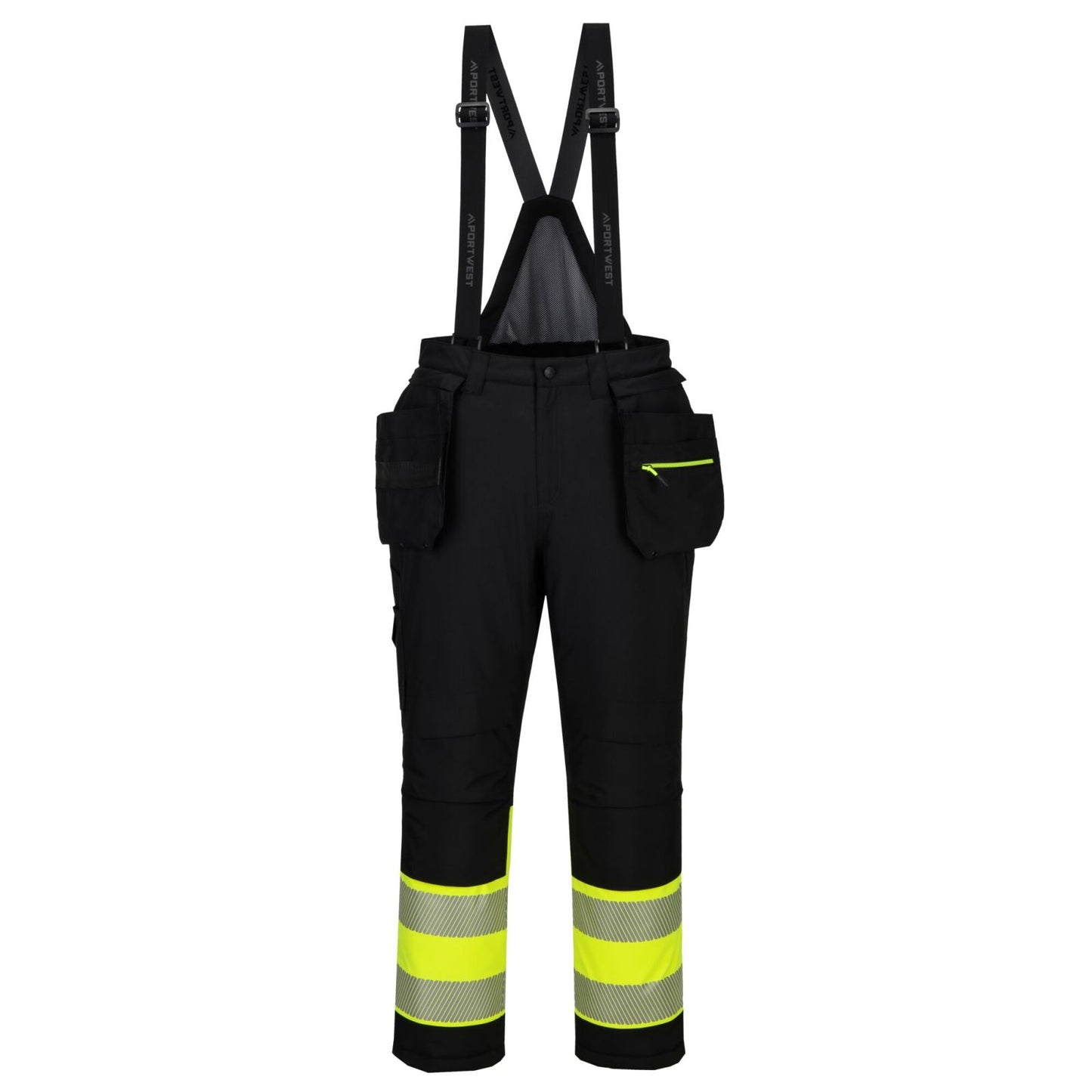 Portwest DX4 Hoge zichtbaarheid Amerikaanse Overall DX437 Hi-Vis Klasse 1 Winter geel-zwart(YB)