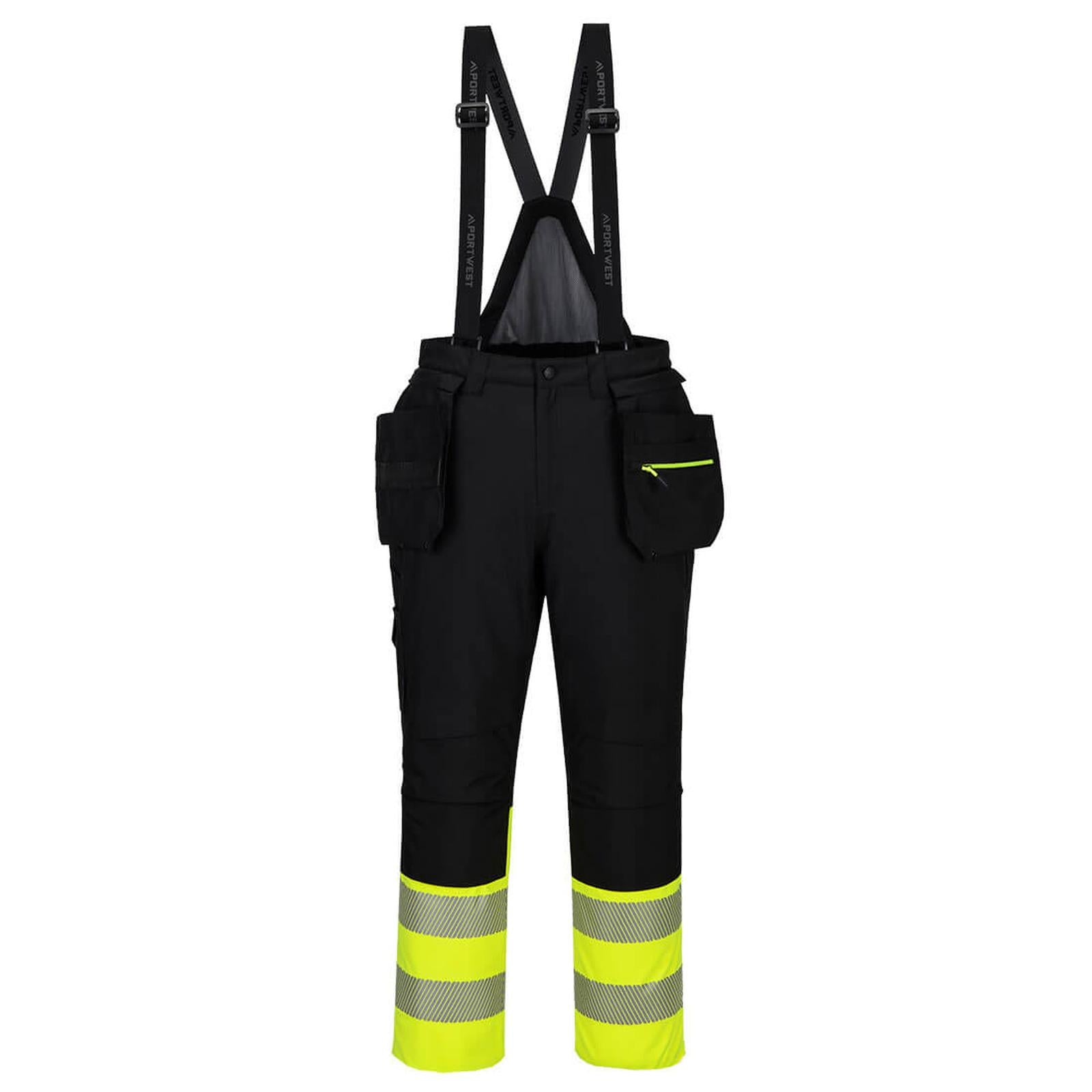 Portwest DX4 Hoge zichtbaarheid Amerikaanse Overall DX437 Hi-Vis Klasse 1 Winter geel-zwart(YB)