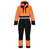 Portwest DX4 Hoge zichtbaarheid Winteroverall DX438 Hi-Vis oranje-zwart(OB)