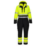 Portwest DX4 Hoge zichtbaarheid Winteroverall DX438 Hi-Vis geel-zwart(YB)
