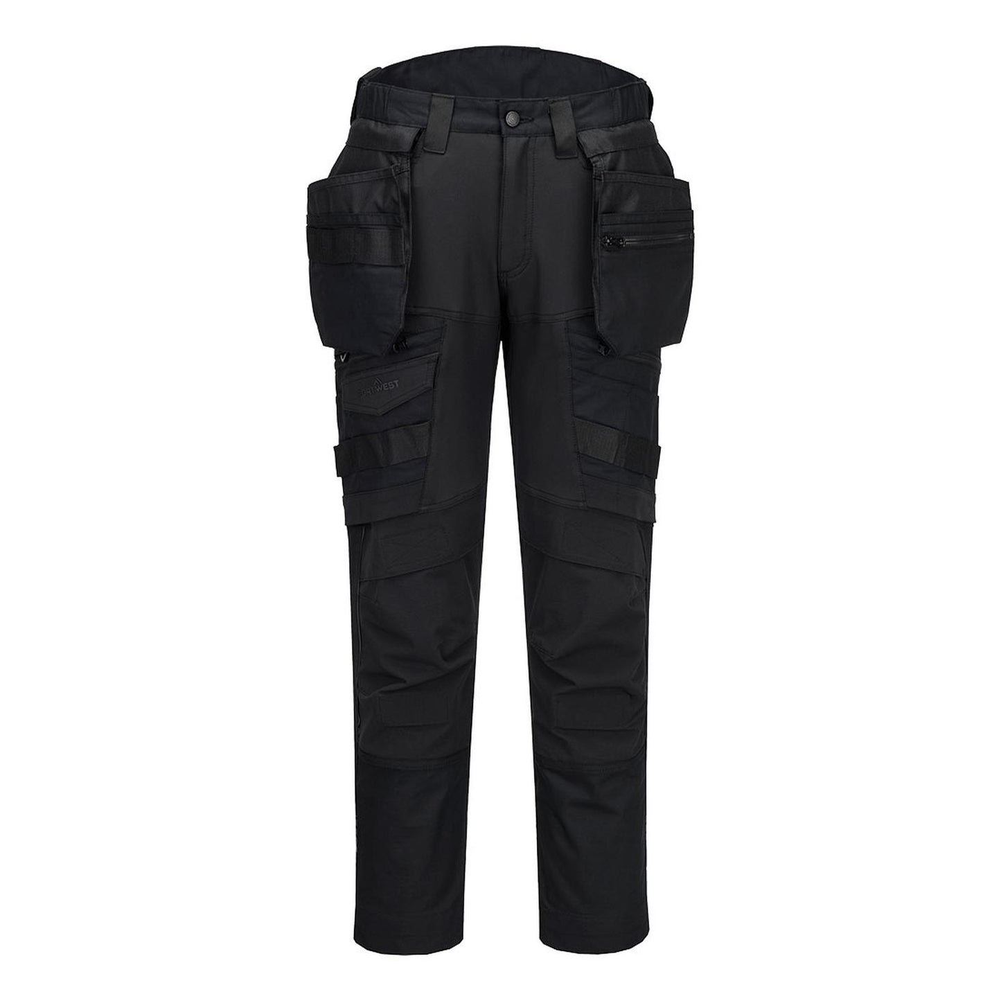 Portwest DX4 Werkkleding Broek DX440 afneembare holsterzakken Volledig zwart(AB)