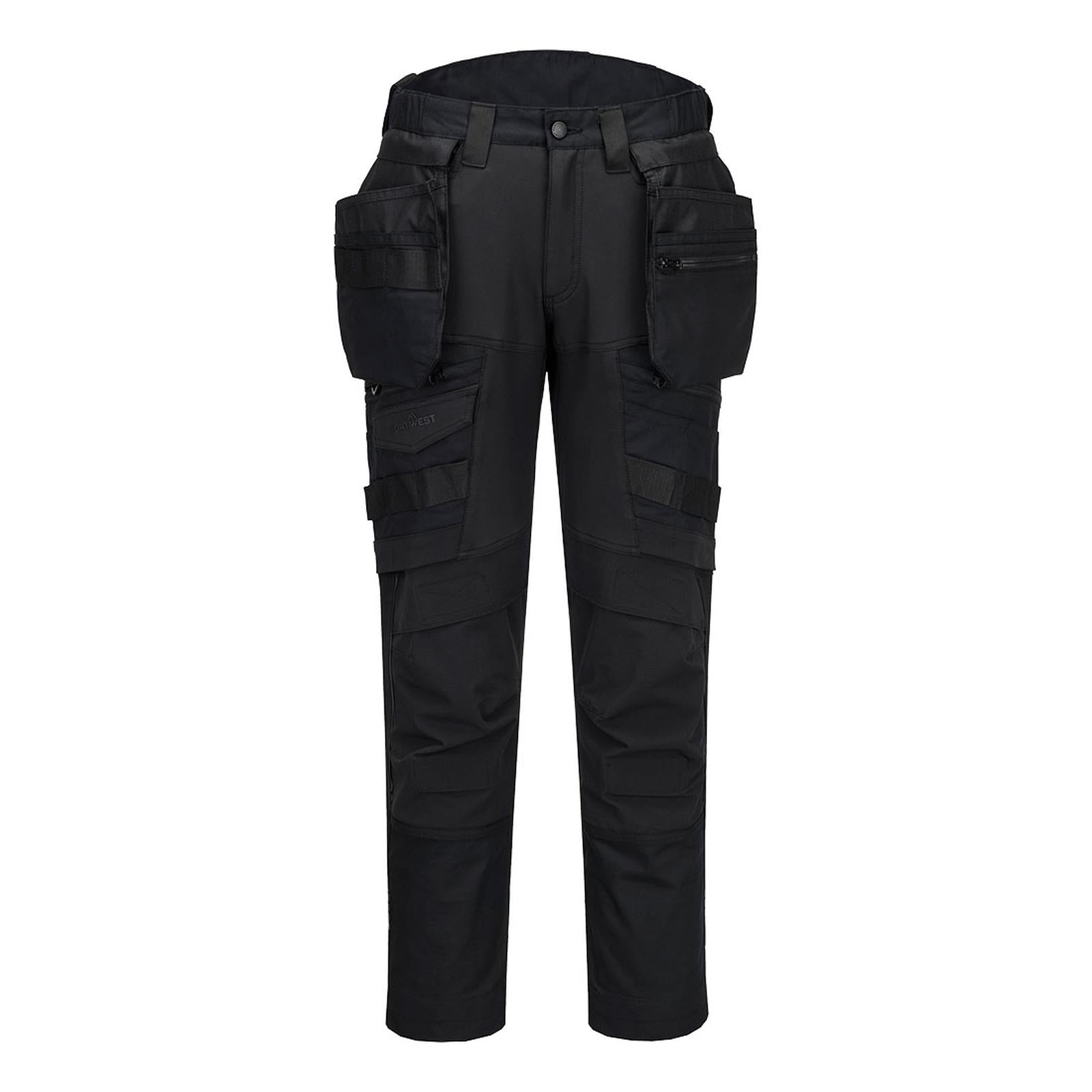 Portwest DX4 Werkkleding Broek DX440 afneembare holsterzakken Volledig zwart(AB)