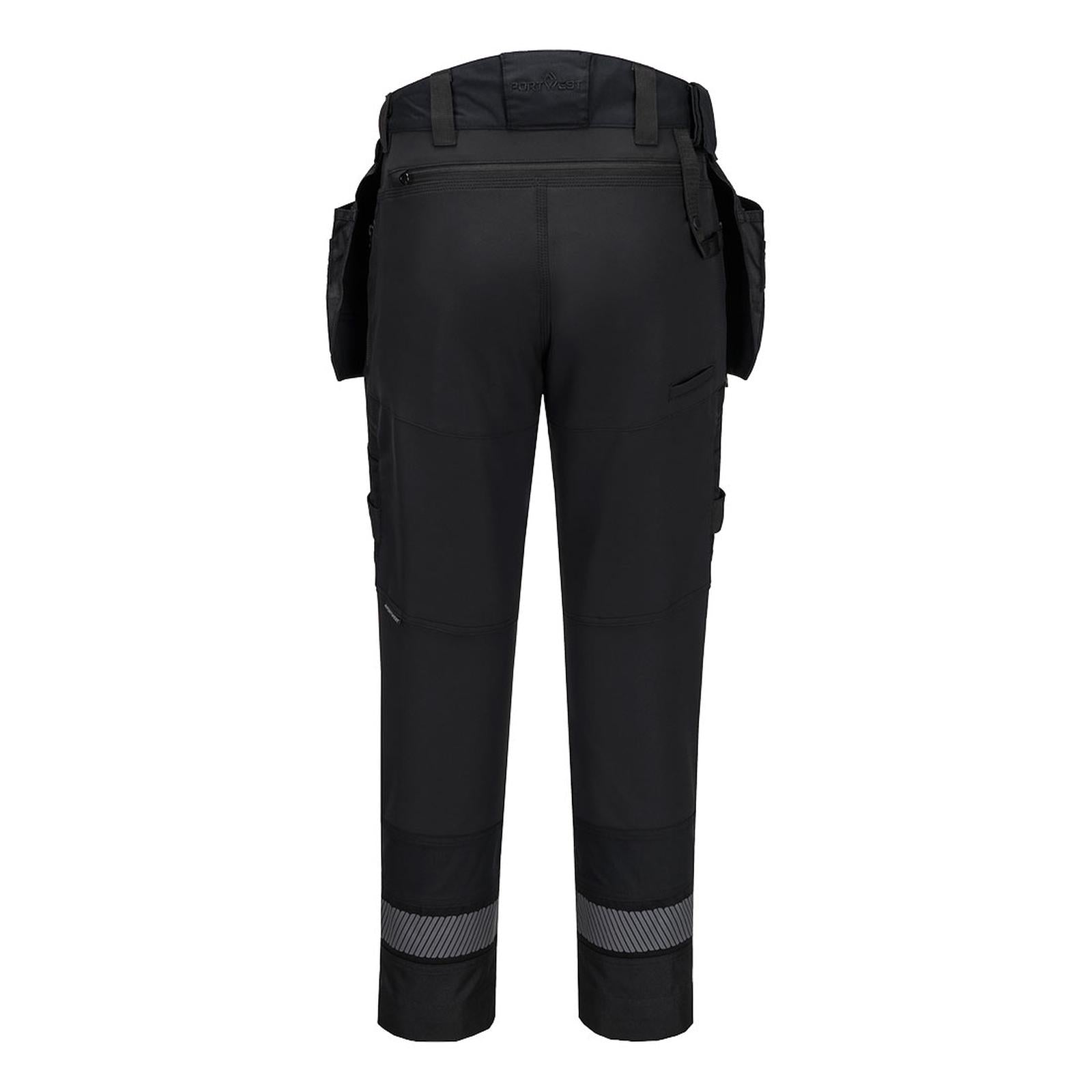 Portwest DX4 Werkkleding Broek DX440 afneembare holsterzakken Volledig zwart(AB)
