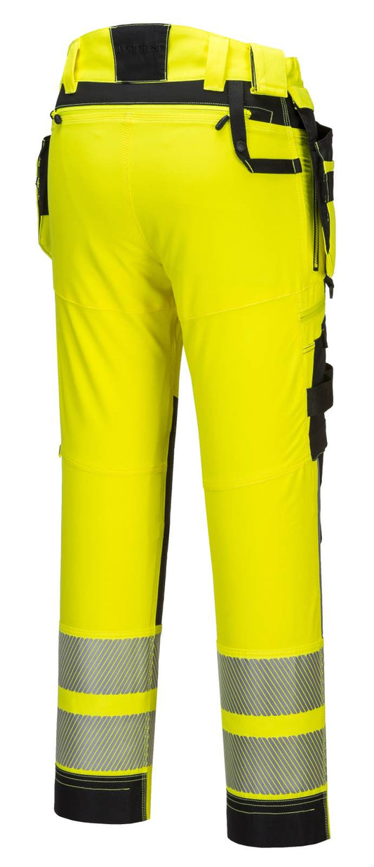 Portwest DX4-Hi-Vis broek DX442 geel-zwart(YB)