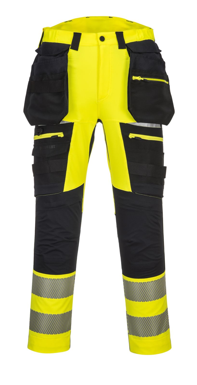 Portwest DX4-Hi-Vis broek DX442 geel-zwart(YB)