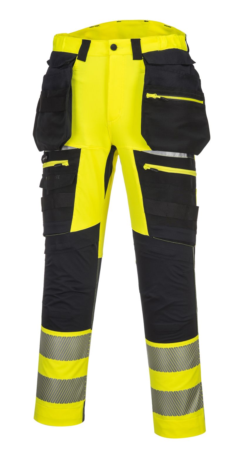Portwest DX4-Hi-Vis broek DX442 geel-zwart(YB)