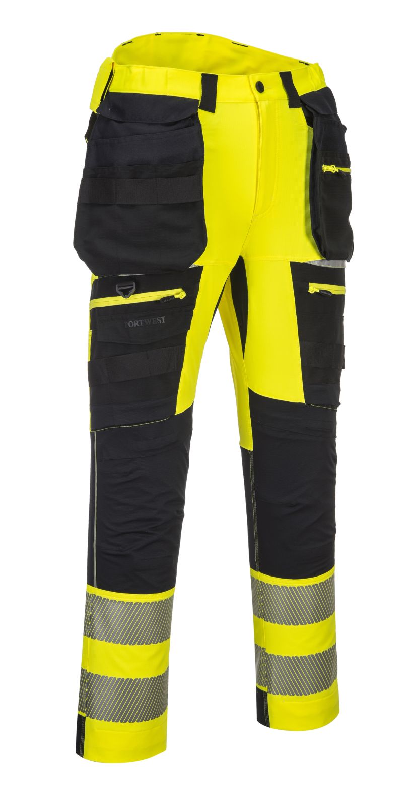 Portwest DX4-Hi-Vis broek DX442 geel-zwart(YB)